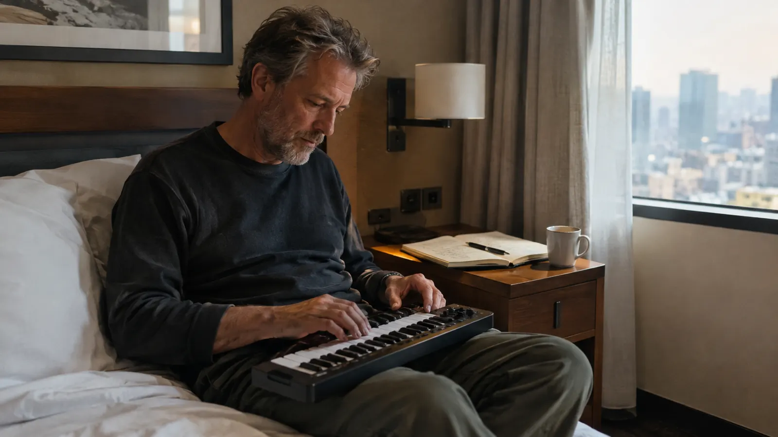Writing Songs in a Hotel Room With the Akai MPK Mini IV