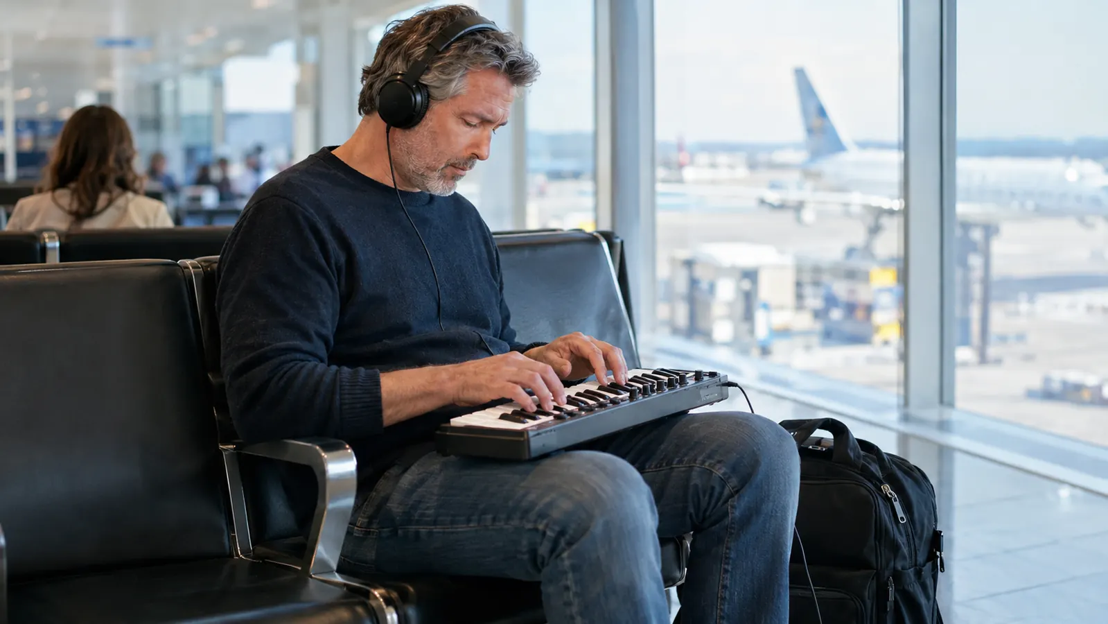 How to Write Music on the Road With a Portable MIDI Keyboard